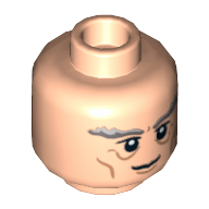 Lego hlava, tělová světlá (6003235)